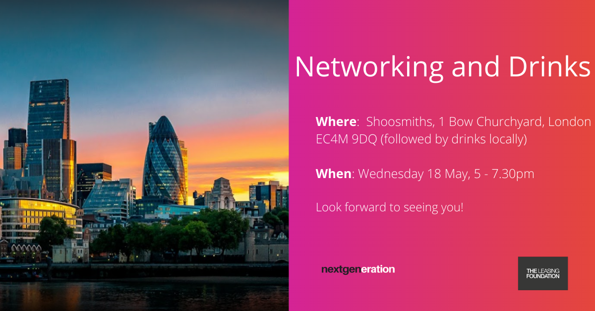 Next Generation – networking event and drinks – 18/05/22