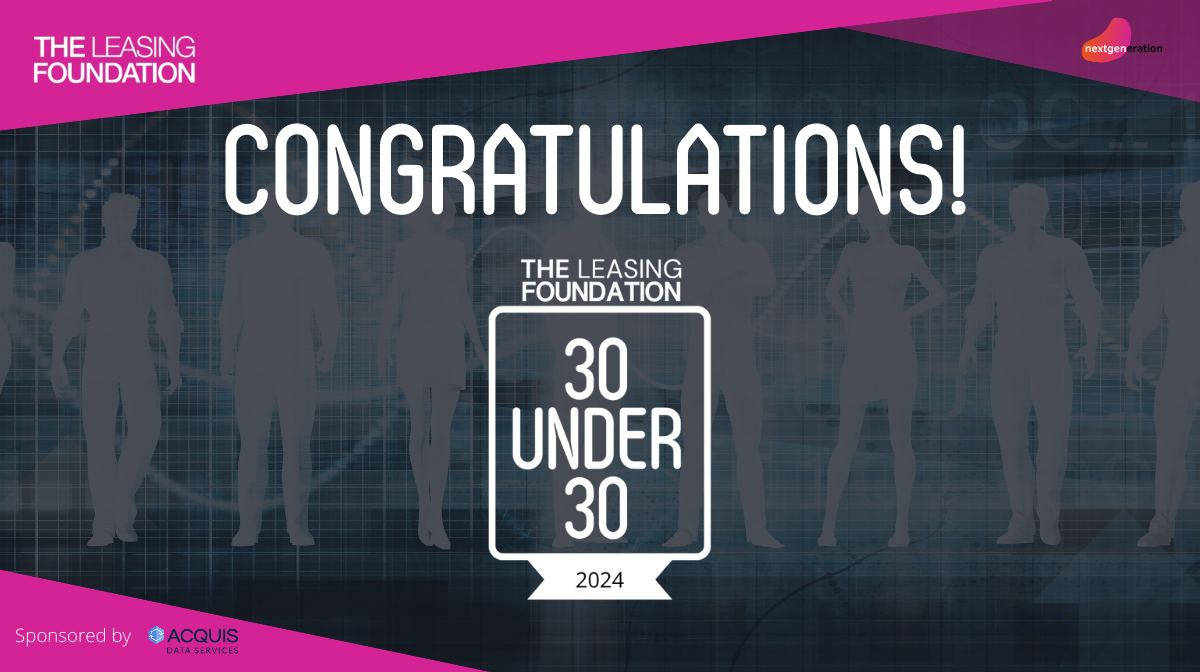 The Leasing Foundation unveils the 2024 30 under 30: rising stars in asset finance